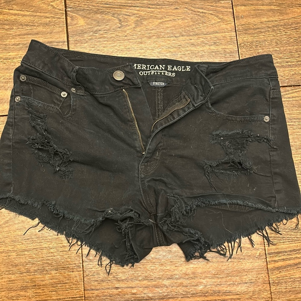 American eagle stretch high rise festival short size 12